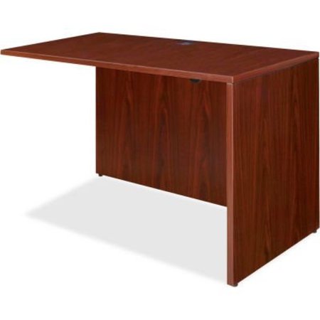 SP RICHARDS Lorell® Return Shell - 48"W x 24"D x 29-1/2"H, Mahogany - Essentials Series LLR69387